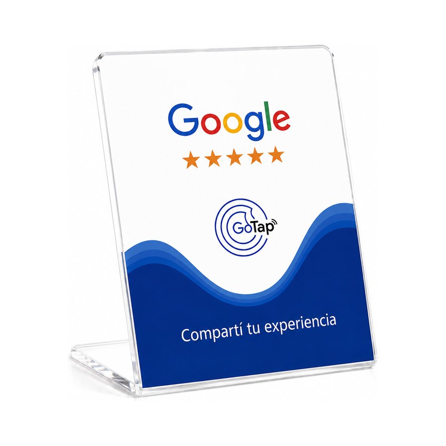 Tarjeta de reseñas de Google con apoyo